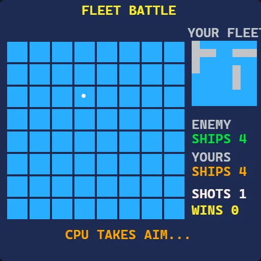 Fleet Battle gameplay screenshot