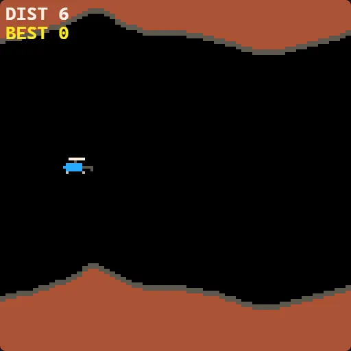 Helicopter Cave gameplay screenshot