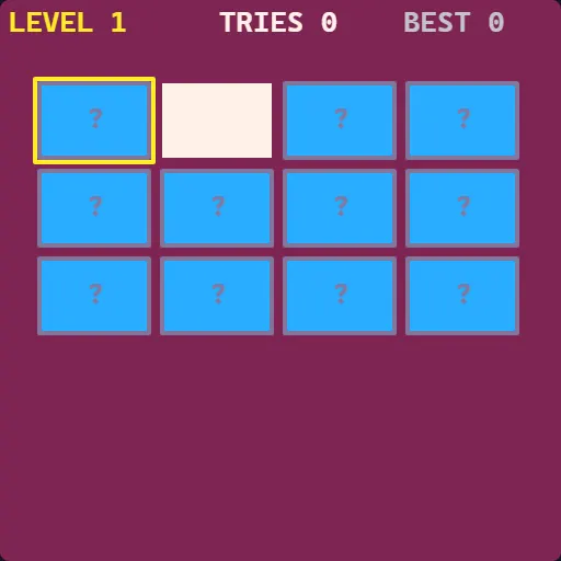 Memory Match gameplay screenshot