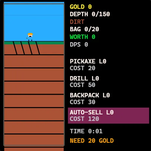 Mining Idle gameplay screenshot