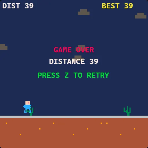 Pixel Runner gameplay screenshot