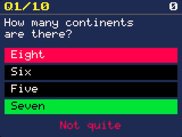 Quiz Night gameplay screenshot