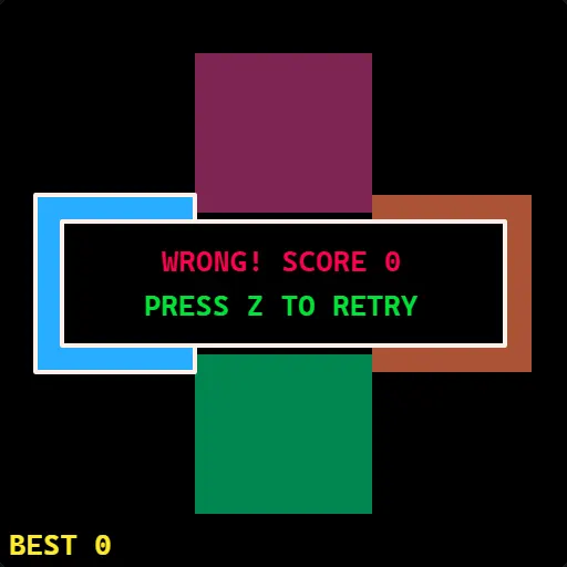 Simon Says gameplay screenshot