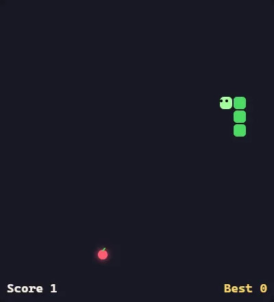 Snake gameplay screenshot