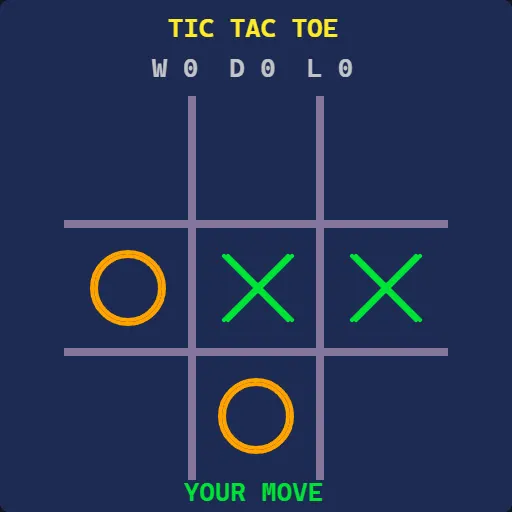 Tic Tac Toe gameplay screenshot