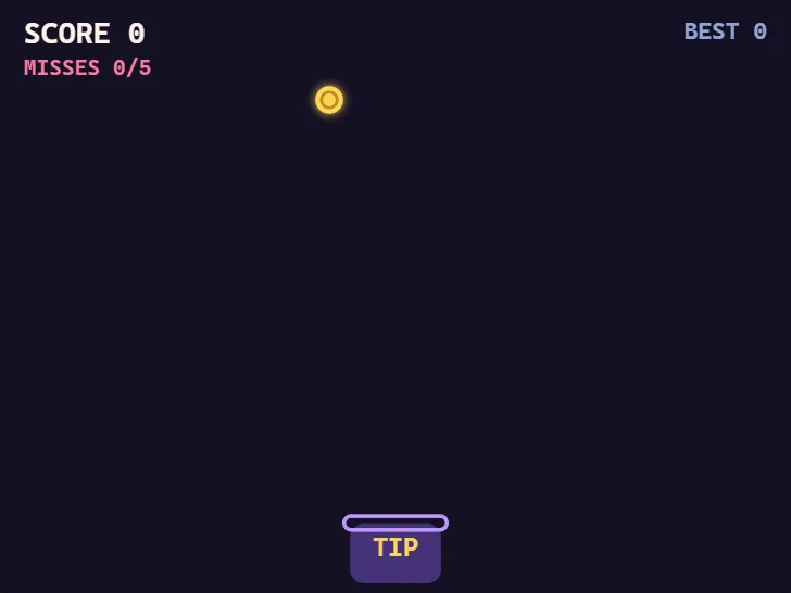 Tip Jar gameplay screenshot