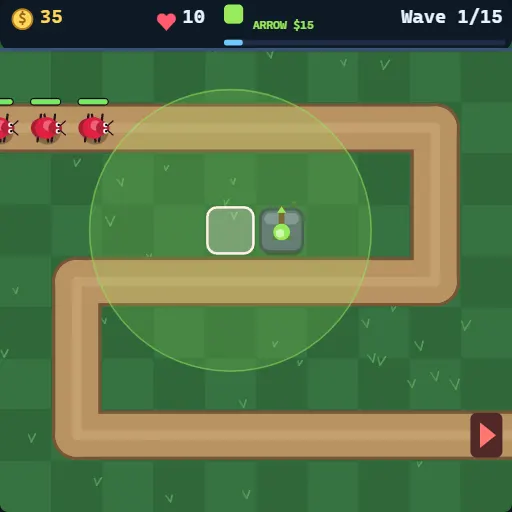 Tower Defense Lite gameplay screenshot