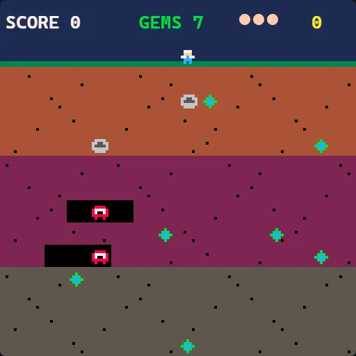 Tunnel Digger gameplay screenshot
