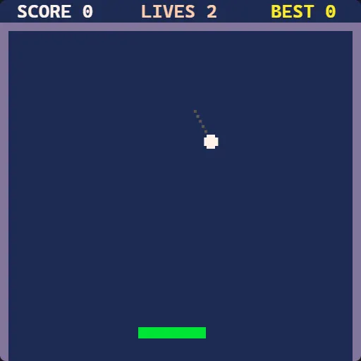 Wall Pong gameplay screenshot